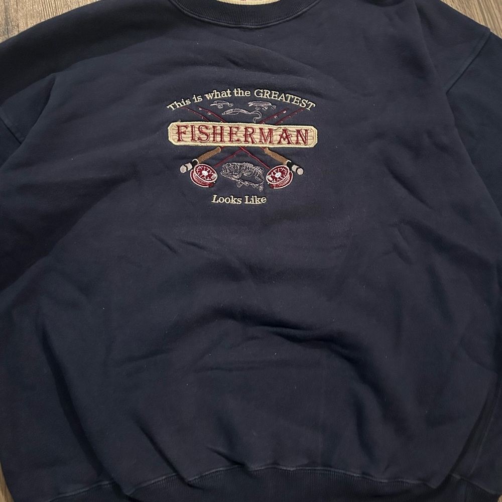 Fisherman Graphic Sweatshirt